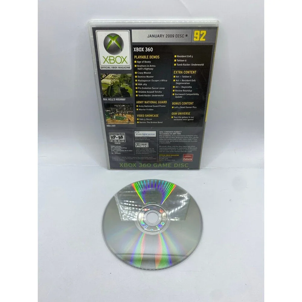 Microsoft Xbox 360 Tomb Raider: Underworld + 9 Playable Demo Disc CIB